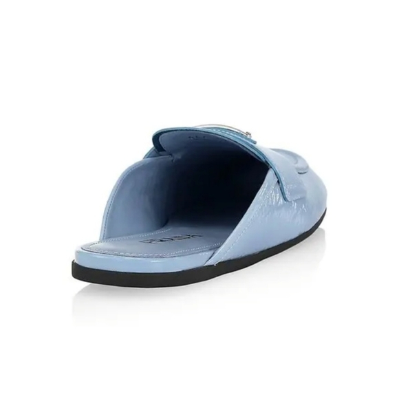 Prada Naplak Leather Mules - Celeste (size 37) - Picture 2 of 10